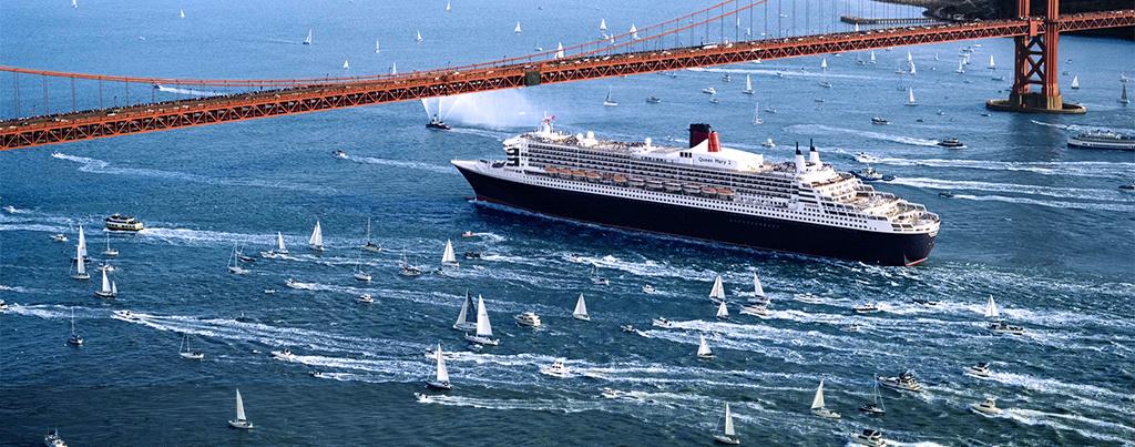 La naviera Cunard en su barco Queen Mary 2 permite animales a bordo. Foto Cunard.