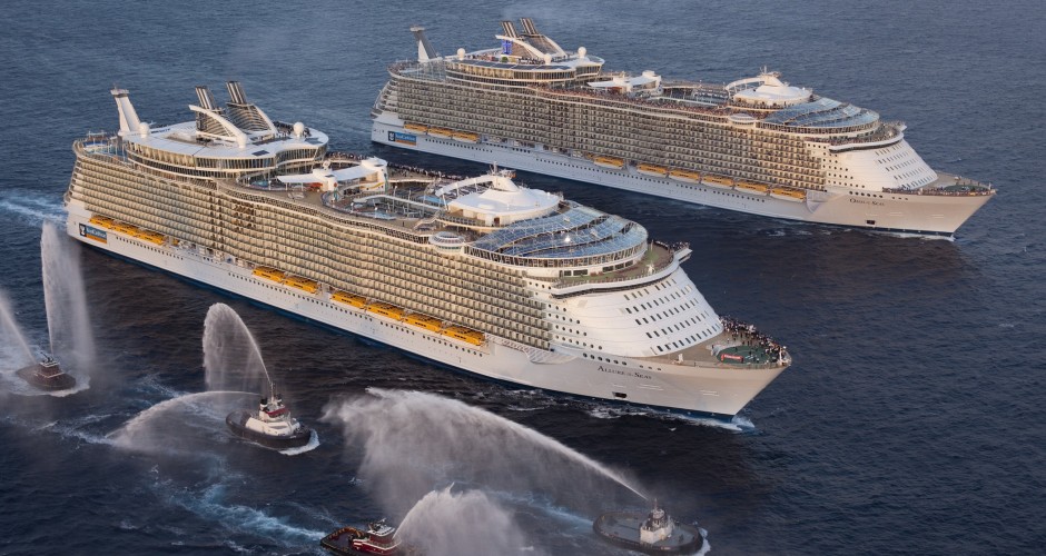 Puerto de cruceros de Barcelona: puerto base del Allure of the Seas de Royal Caribbean en 2015