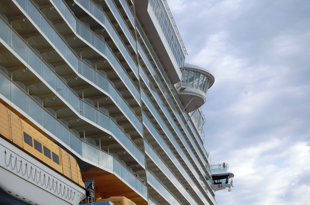 Vista del crucero Oasis of the Seas