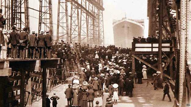 La botadura del Titanic como nunca se había visto
