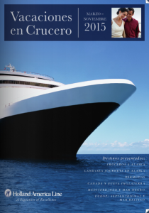 Holland America Line: uno de los 5 imprescindibles catálogos de cruceros 