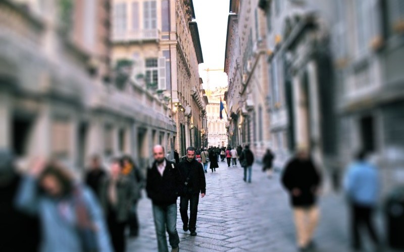 Una calle con 12 patrimonios de la humanidad: Via Garibaldi de Genova