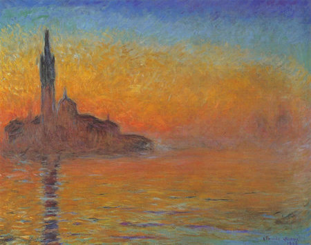 Crepúsculo de Venecia. Claude Monet, 1908.