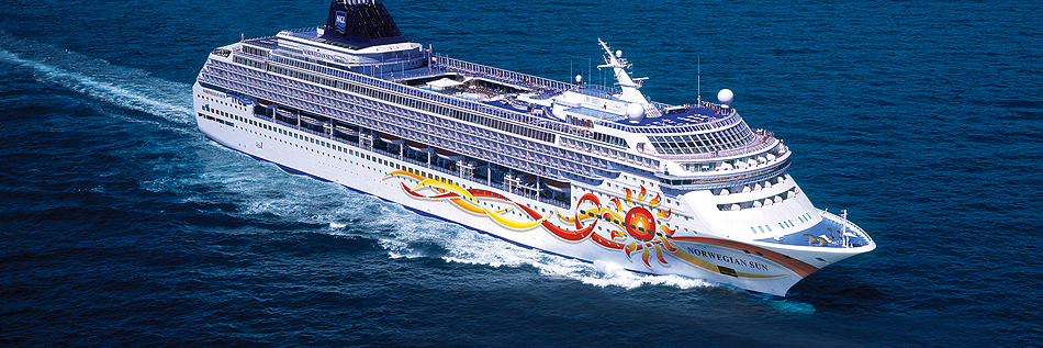 Vista del barco Norwegian Sun. Foto web Norwegian Cruise Line