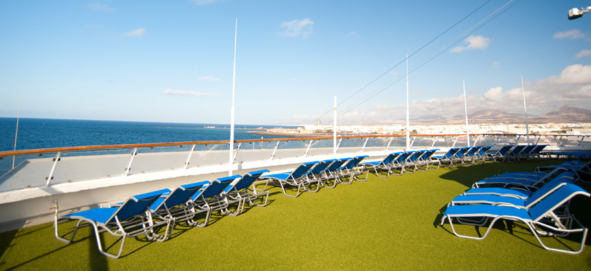 Vista desde la cubierta del Horizon de Pullmantur. Foto web Pullmantur