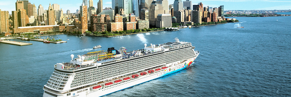 Vista del Norwegian Breakaway de NCL. Foto web Norwegian Cruise Line. Los 5 mejores cruceros de Norwegian Cruise Line en 2018