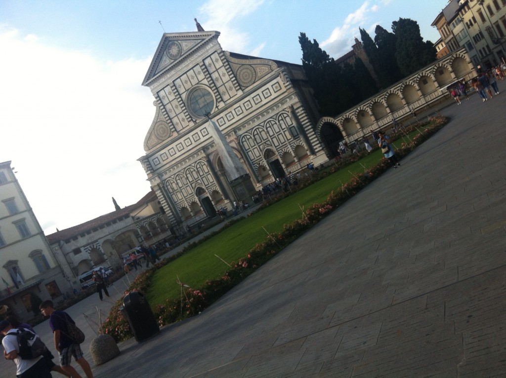 plaza florentina en la Escala de crucero en Livorno