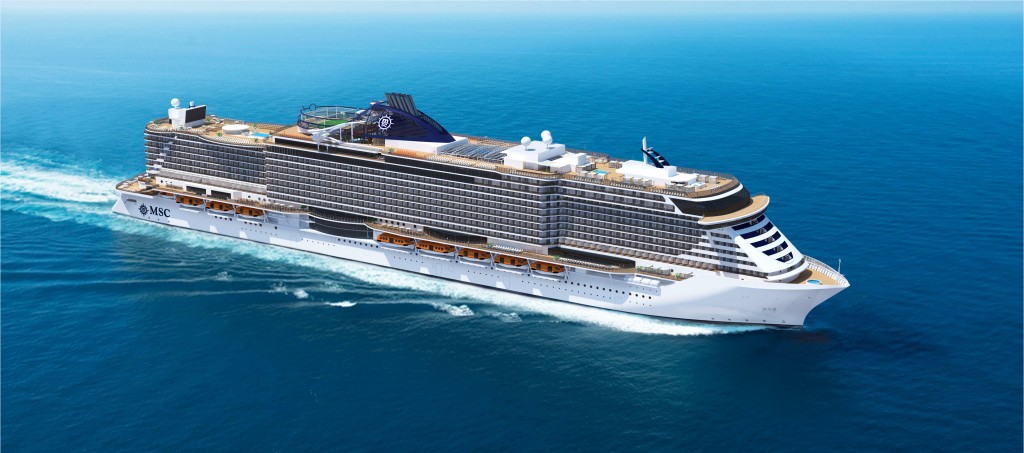 El MSC Seaside y el MSC Meraviglia,  buques de la nueva generación de barcos de MSC Cruceros