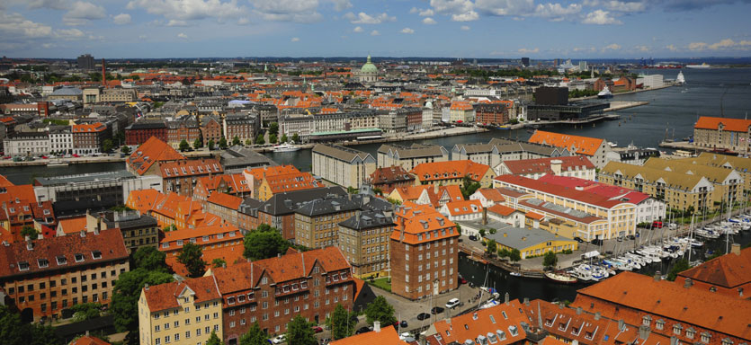 Vista de Copenhague, escala en el Crucero por las Capitales Bálticas