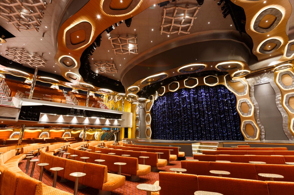 Teatro Emerald a bordo del flamante Costa Diadema en el crucero en familia