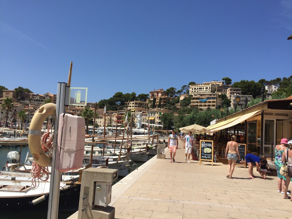 Vista del Port de Sóller, en la isla de Mallorca.