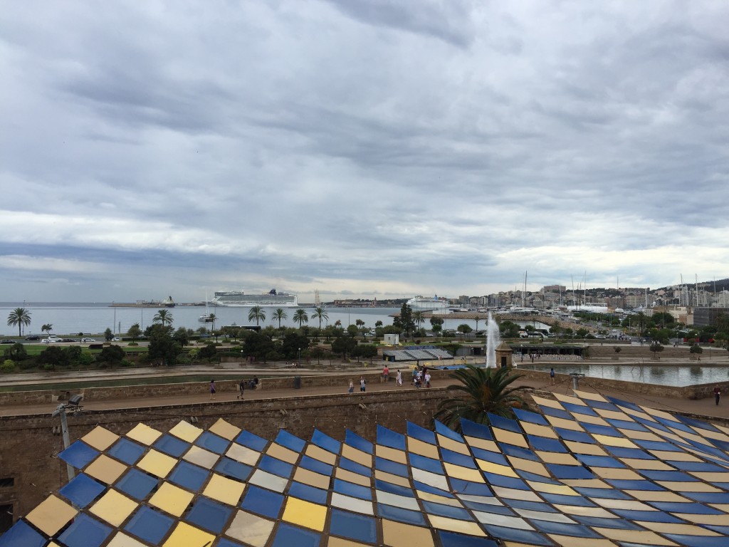 Vista de la escala en Palma de Mallorca