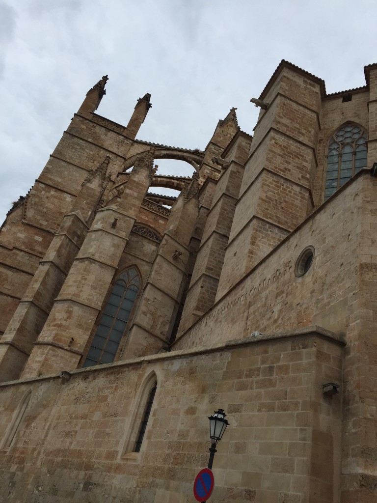 Vista de la catedral de Palma de Mallorca