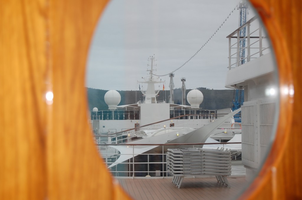 Vista desde el interior del MSC Sinfonia de MSC Cruceros