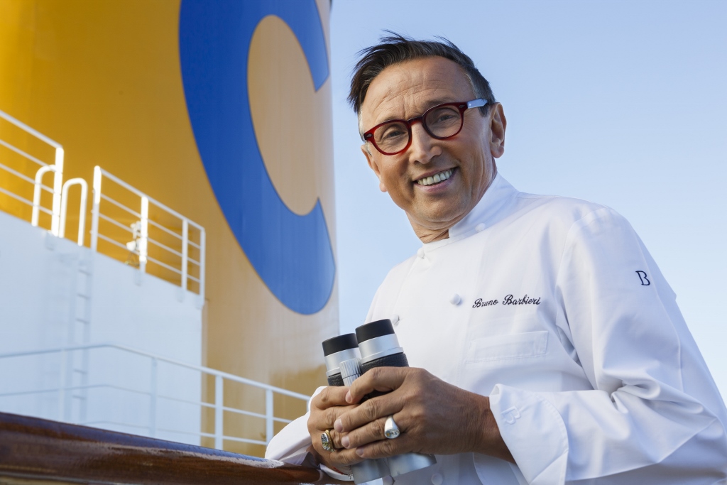 El chef Bruno Barbieri, una de las novedades en los cruceros con Costa Cruceros