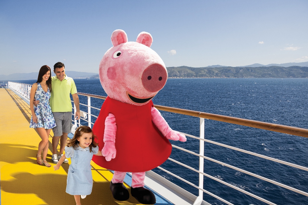 Novedades en los barcos de los cruceros con Costa Cruceros para 2016: Peppa Pig