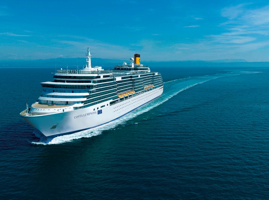 Vuelta al Mundo en Crucero con Costa Cruceros Costa Luminosa. Informe de sostenibilidad de Costa Cruceros: 9,5% menos de residuos, reducción huella de carbono y menor consumo de combustible