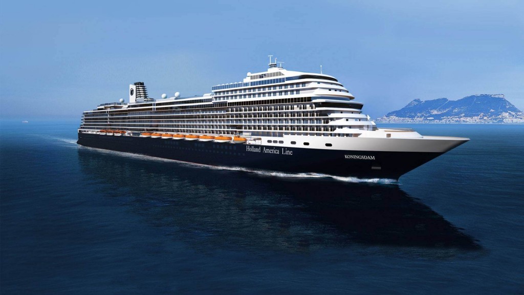 Crucero con Holland America Line 2016 vista Ms Koningsdam