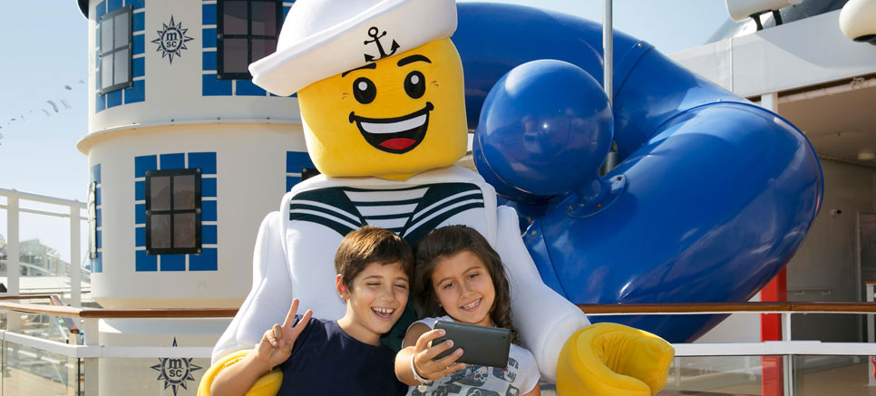 Los 5 mejores cruceros para hacer con niños Lego MSC