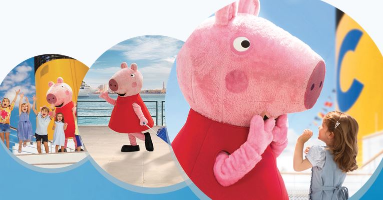 Los 5 mejores cruceros para hacer con niños en 2016 Peppa Pig Costa Cruceros