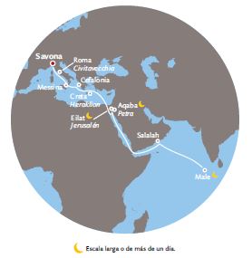 Qué son los cruceros de posicionamiento Costa Cruceros hacia Maldivas