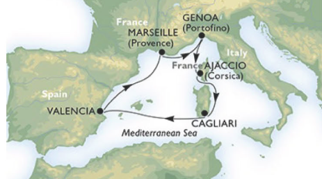 Crucero desde Valencia en noviembre de 2016 con MSC Cruceros