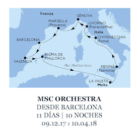 Mar de Invierno 2017 de MSC Cruceros: ofertas de cruceros en invierno 2017 