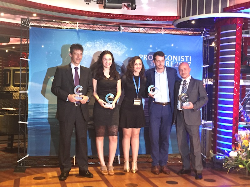 Gala Protagonisti del Mare 2017 Premio Miramar Cruises nominación mejor agencia online 