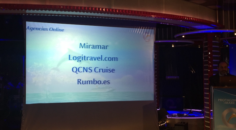 Gala Protagonisti del Mare 2017 Premio Miramar Cruises nominación mejor agencia online