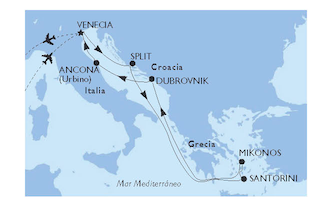 ¡Crucero por el Mediterráneo Oriental desde Venecia con MSC Cruceros en julio!