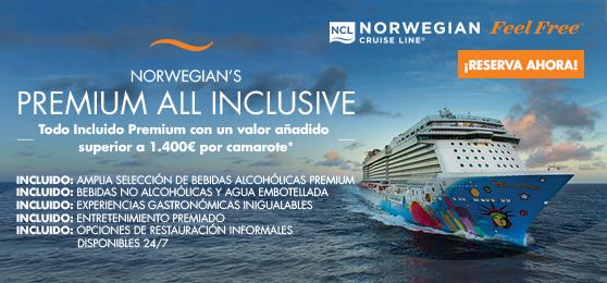 ¡Todo Incluido Premium con Norwegian Cruise Line!