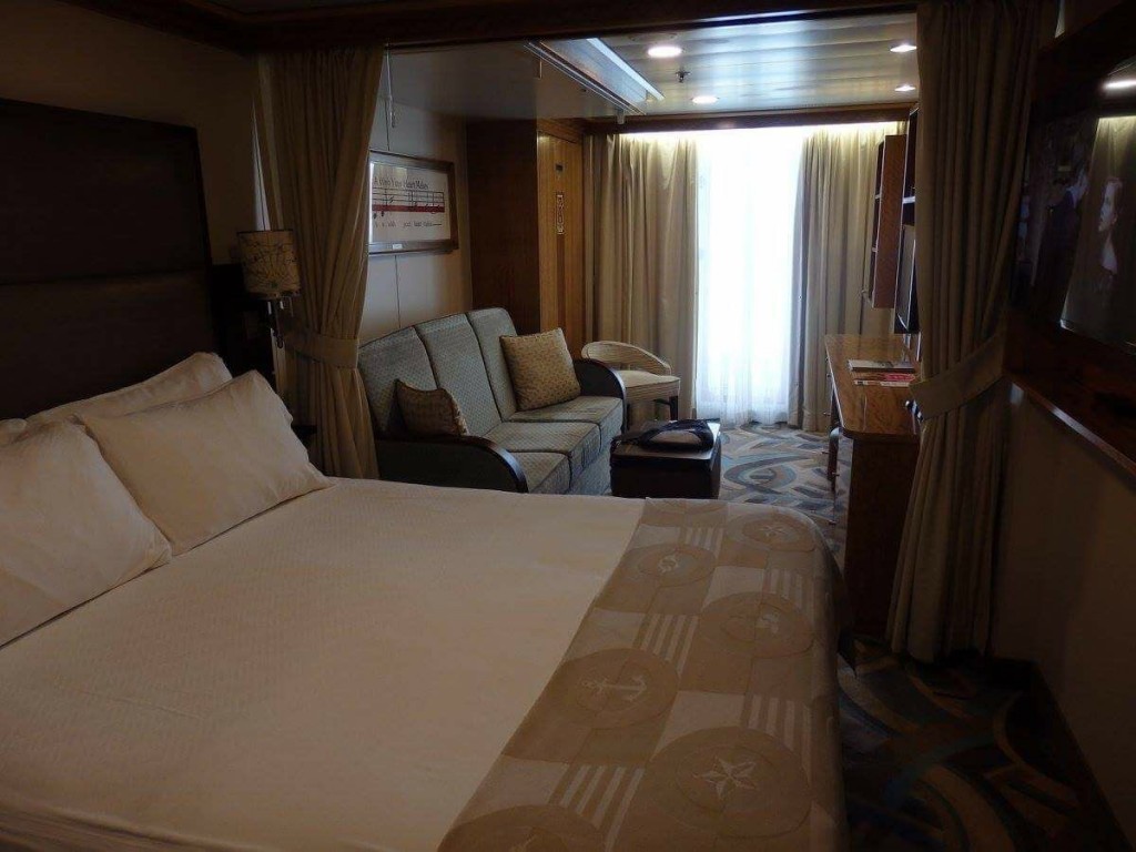 Vista de una de las cabinas a bordo del Disney Magic. Foto Miramar Cruises