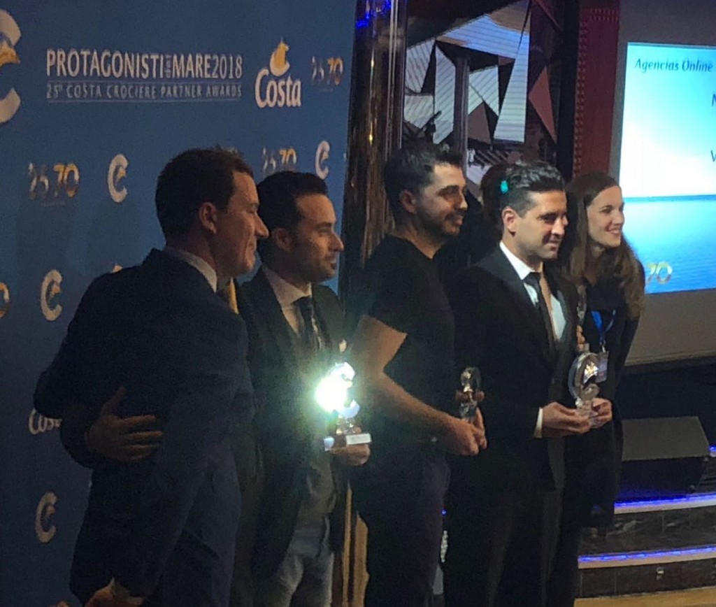 Miramar Cruceros nominada por tercer año consecutivo como mejor agencia online en la 25 edición de los premios Protagonistas del Mar de Costa