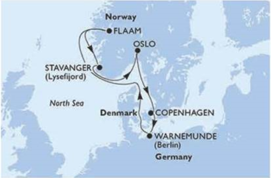 Crucero en agosto por el Norte de Europa en el MSC Orchestra de MSC Cruceros: descubre los Fiordos Noruegos navegando
